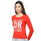 DYCA Women T-shirt Round Neck Full Sleeves