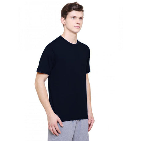 Men 100% Cotton T-Shirt Round Neck Half Sleeves