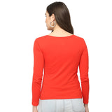 DYCA Women T-shirt Round Neck Full Sleeves