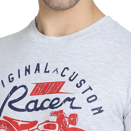 Men T-Shirt Round Neck Half Sleeves