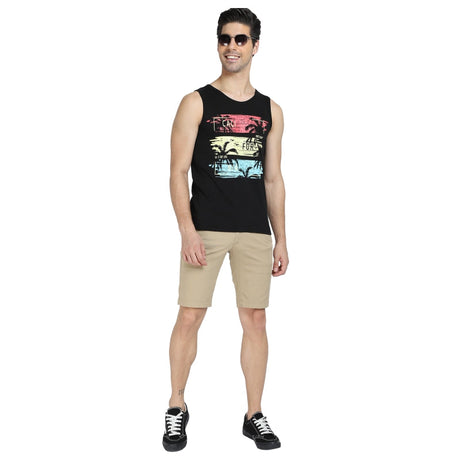 DYCA Men T-shirt Round Neck Sleeveless