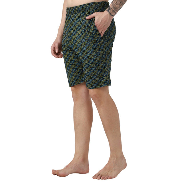 Men 100% Cotton Shorts Side Pockets - Bodycare