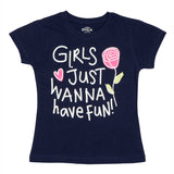 Dyca Girls Round Neck Half Sleeves Tshirt Pack Of 2