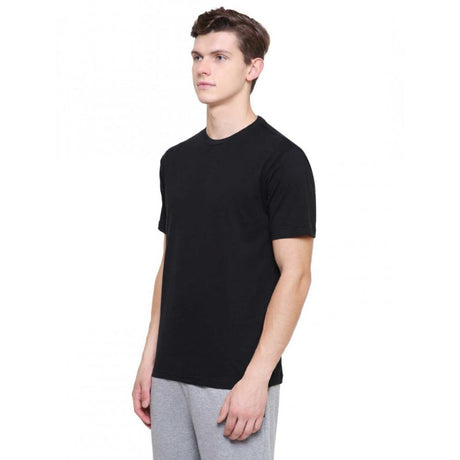 Men 100% Cotton T-Shirt Round Neck Half Sleeves