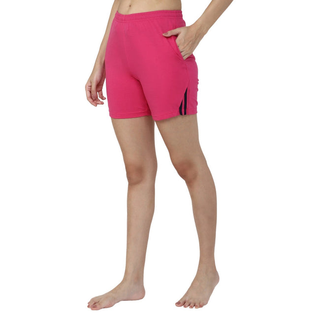 Women 100% Cotton Shorts Side Pockets - Bodycare