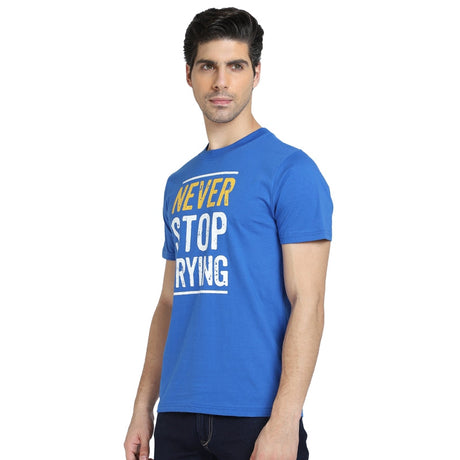 Men T-Shirt Round Neck Half Sleeves
