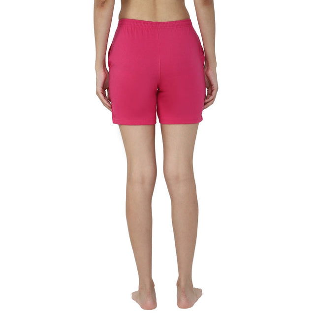 Women 100% Cotton Shorts Side Pockets - Bodycare