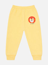 Unisex Baby Front Open Full Sleeve Thermal Top and Bottom Set for Warm Winter Wear and Easy Dressing - Pack of 1