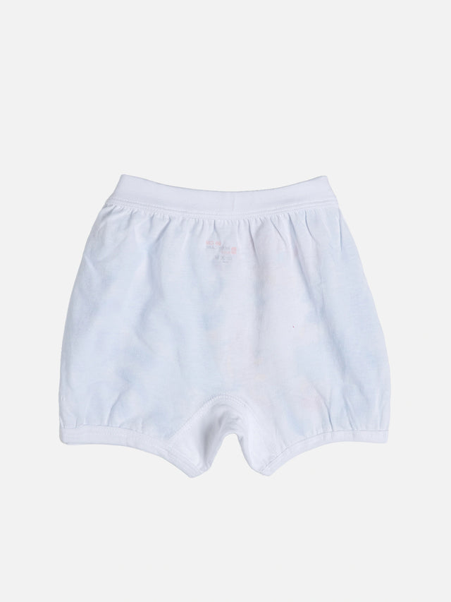 Unisex 100% Cotton Bloomer with Lycra Band for Everyday Innerwear Comfort and Regular Use - Pack of 3