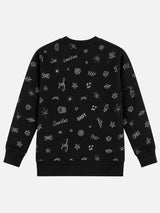 Girls Printed Round Neck Full Sleeve Sweatshirt for Casual Wear, Comfortable Coverage and Winter Wardrobe Use - Pack of 1