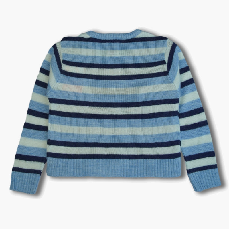 Bodycare Striped Sweater - Blue