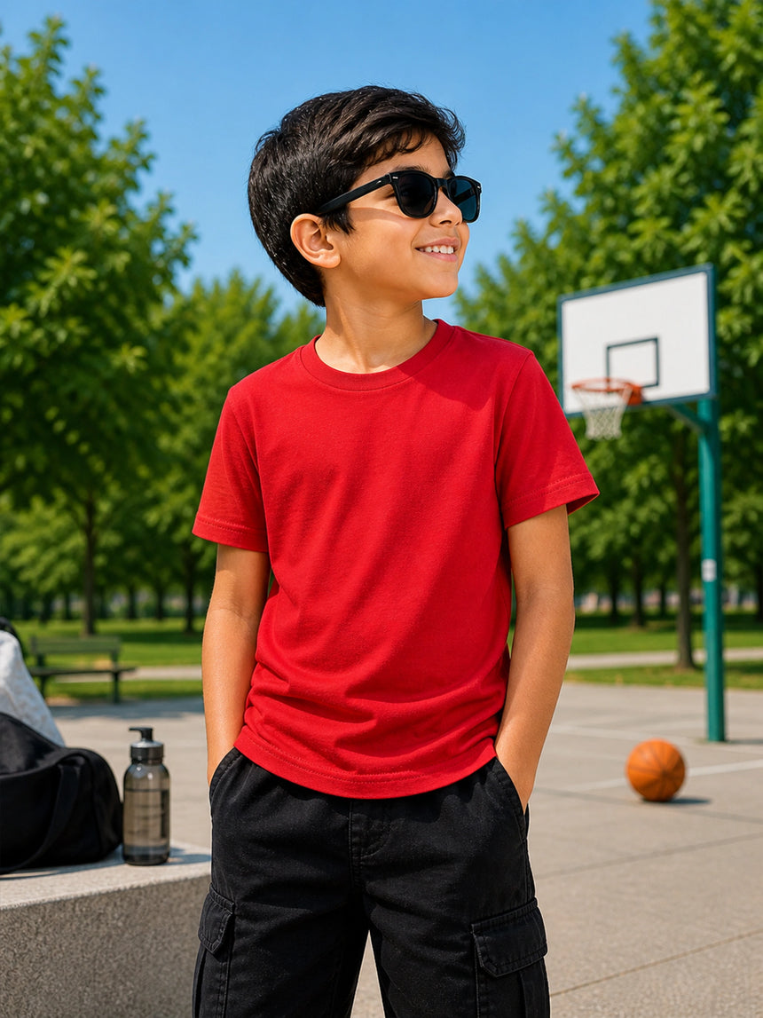 Boys T-Shirt Round Neck Half Sleeves