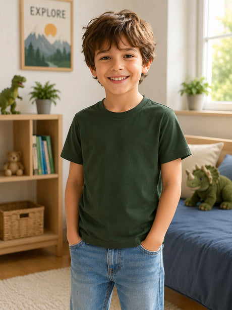Boys T-Shirt Round Neck Half Sleeves