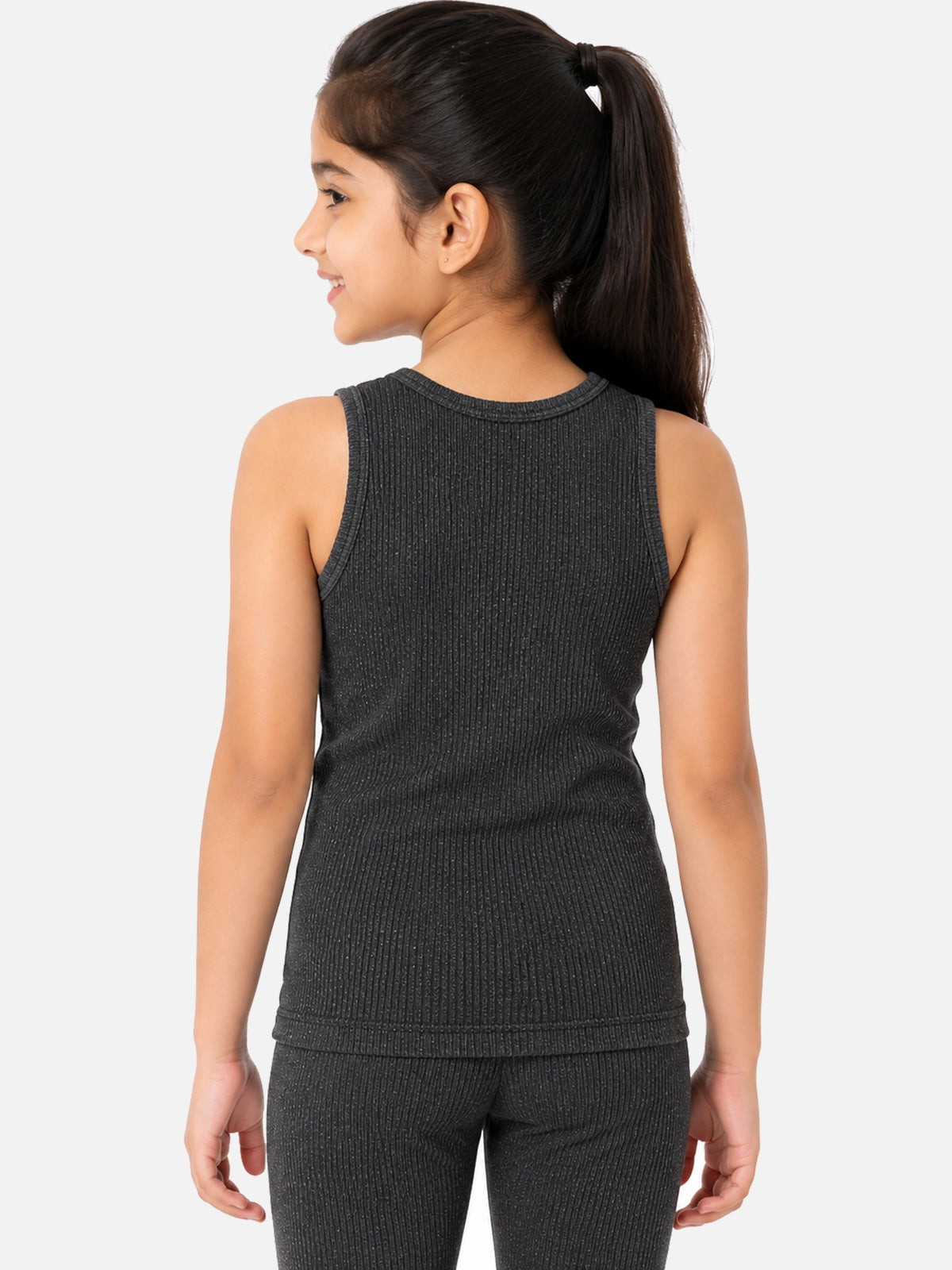 Unisex Round Neck Sleeveless Thermal Top for Warm Innerwear Comfort, Easy Winter Layering and Regular Use - Pack of 2