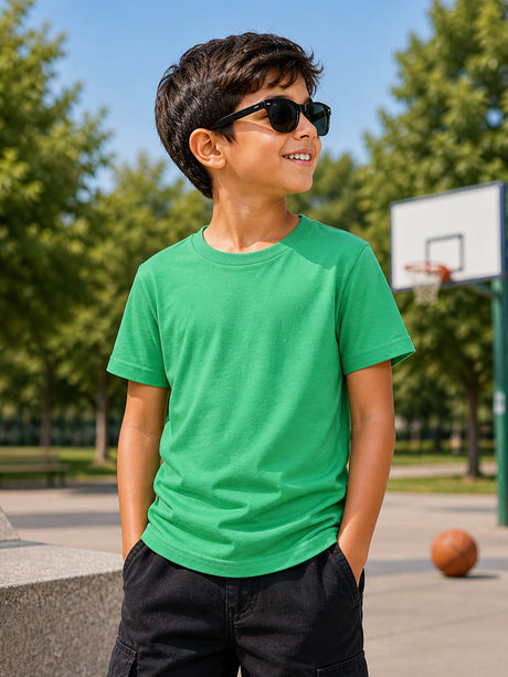 Boys T-Shirt Round Neck Half Sleeves