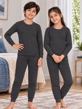 Unisex Thermal Set with Coordinated Top and Bottom Warmth, Winter Innerwear Comfort and Everyday Cold Weather Use - Pack of 1