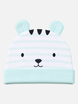 Baby Girls Cap Set for Soft Everyday Head Coverage and Practical Nursery Essentials at Home - Pack of 2