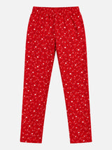 Women 100% Cotton Lower Pyjama with Side Pockets and Skinny Fit Track Pant Style for Casual Active Wear