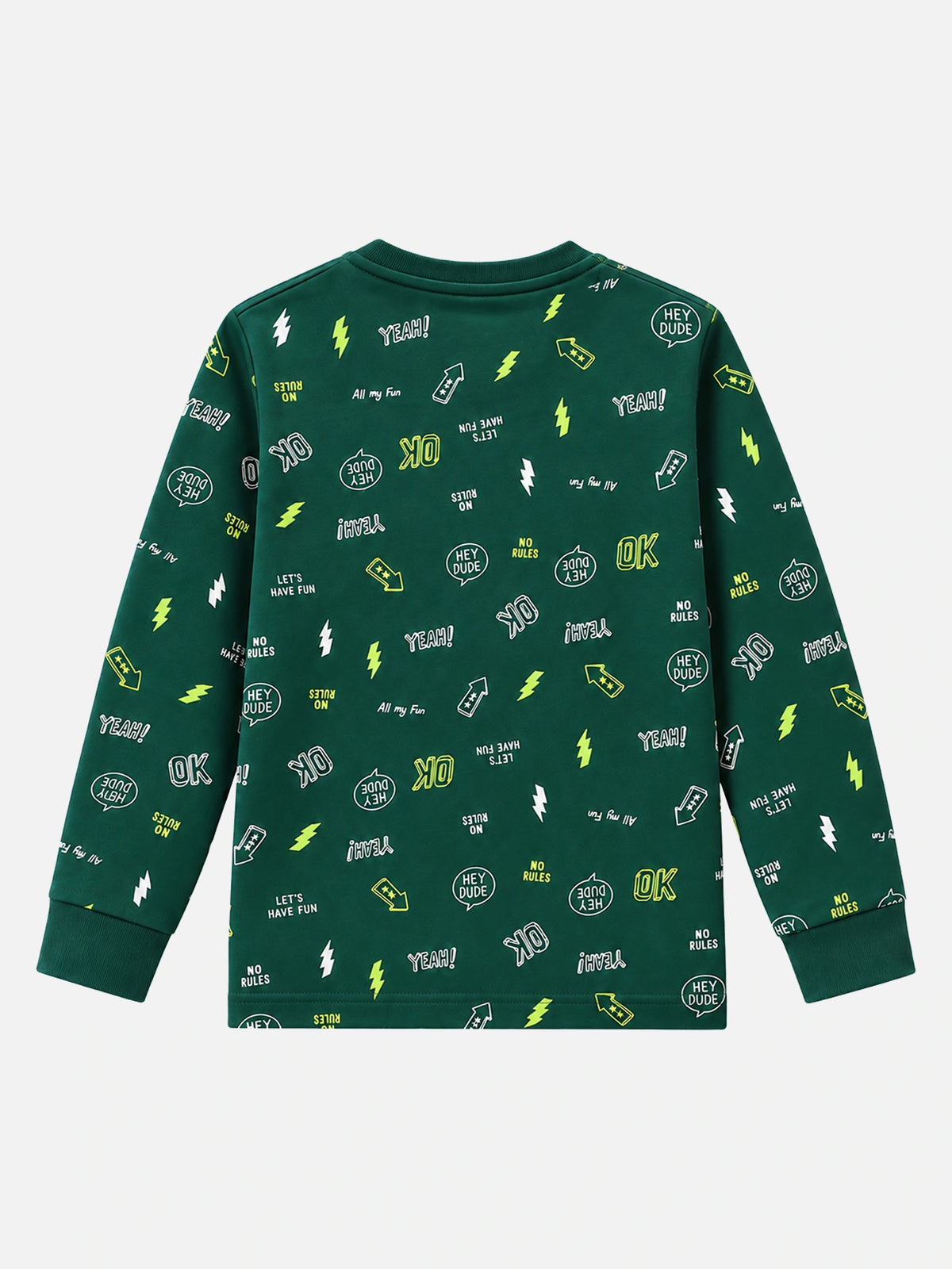 Boys Printed Round Neck Full Sleeve T-Shirt for Casual Wear, Comfortable Coverage and Everyday Wardrobe Use - Pack of 1