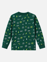 Boys Printed Round Neck Full Sleeve T-Shirt for Casual Wear, Comfortable Coverage and Everyday Wardrobe Use - Pack of 1