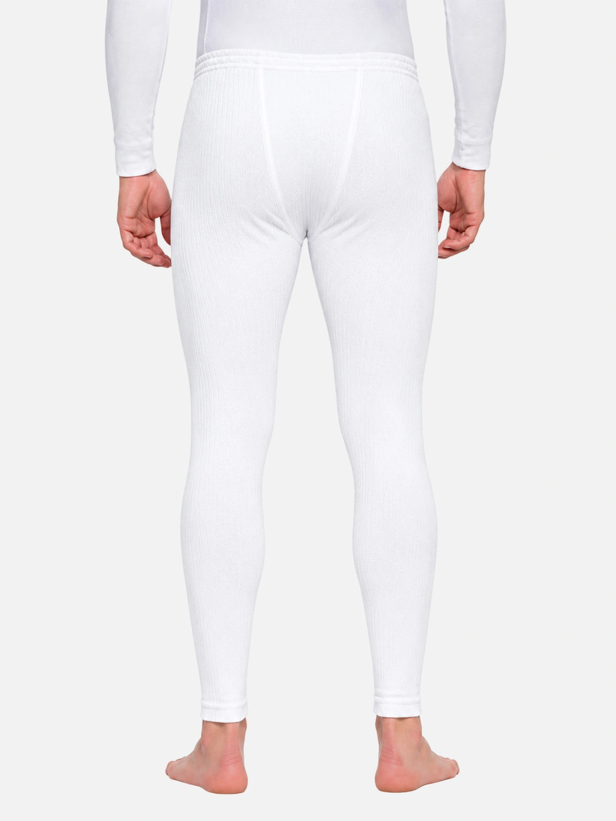 Men Polyfill Cotton Thermal Bottom with Stretchable Insulated Base Layer for Cold-Weather Daily and Outdoor Use