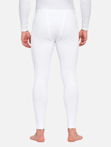 Men Polyfill Cotton Thermal Bottom with Stretchable Insulated Base Layer for Cold-Weather Daily and Outdoor Use