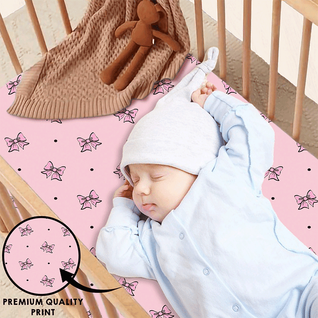 All Over Print Fitted Cot Sheet Pack of 2 - Bodycare