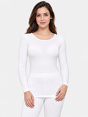 Women Thermal Top Round Neck Full Sleeves for Winter Layering, Comfortable Coverage and Cold Weather Essentials - Pack of 1