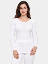 Women Thermal Top Round Neck Full Sleeves for Winter Layering, Comfortable Coverage and Cold Weather Essentials - Pack of 1