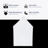 Men 100% Soft Cotton Handkerchief with Stylish Rumal Box Pack for Daily and Formal Use Essentials - Pack of 3