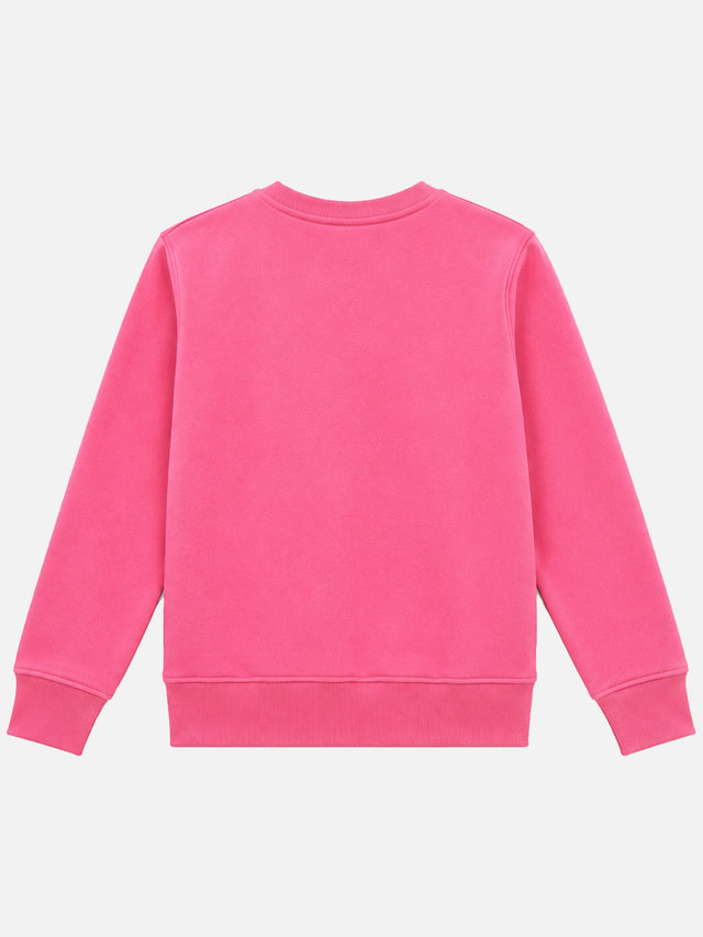 Girls Round Neck Full Sleeve Sweatshirt with Casual Wear Comfort, Lounge-Ready Styling and Regular Seasonal Use