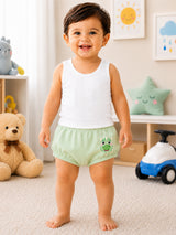 Baby Boys Trunk Innerwear with Inner Elastic for Easy Wear, Everyday Comfort and Wardrobe Essentials - Pack of 3