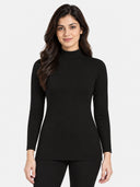 Women Miyabi Thermal Top with High Neck Full Sleeves, Regular Fit Warmth and Winter Innerwear Comfort