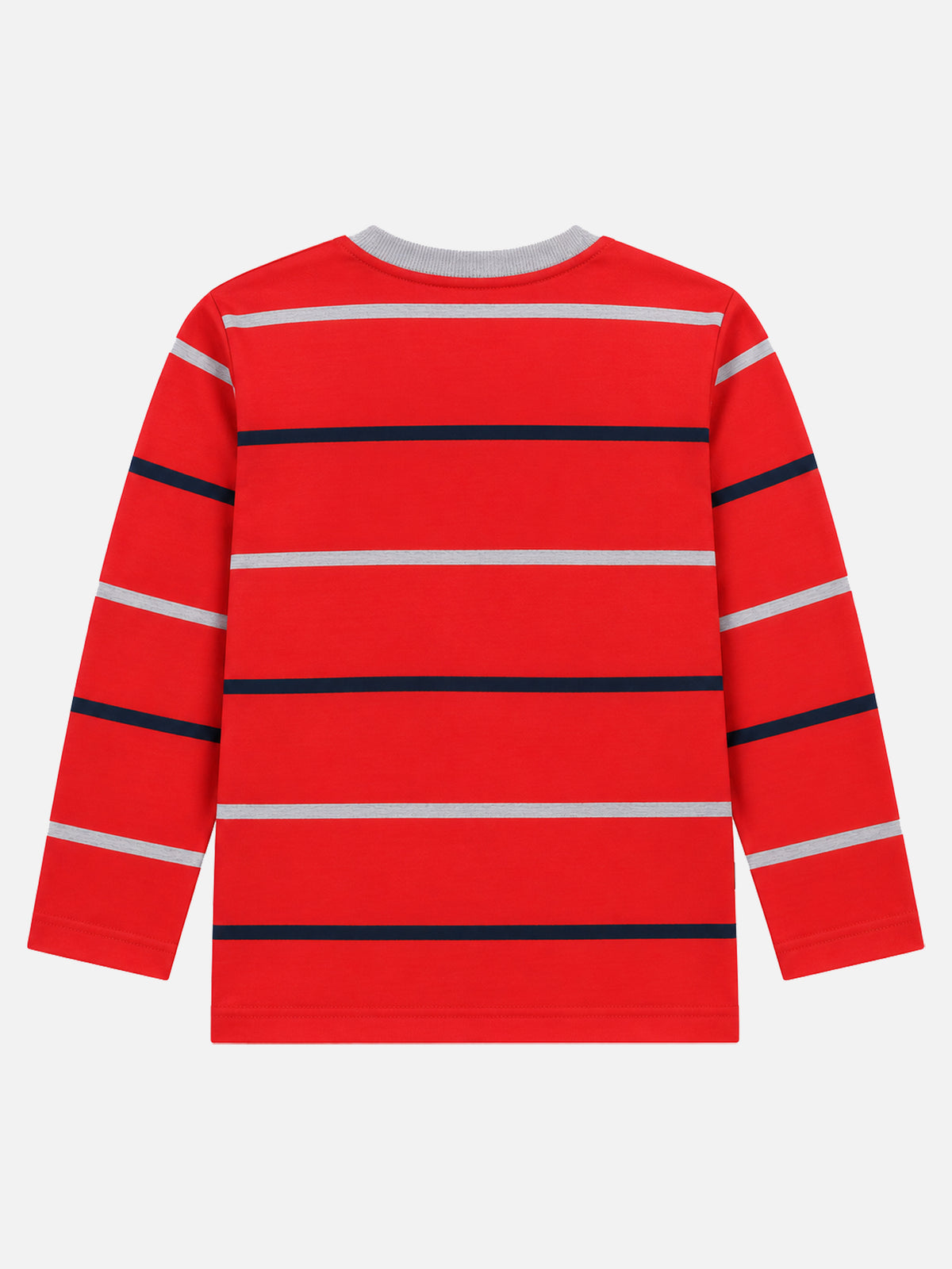 Boys Printed T-Shirt with Round Neck and Full Sleeves for Comfortable Casual Wear and Regular Everyday Use