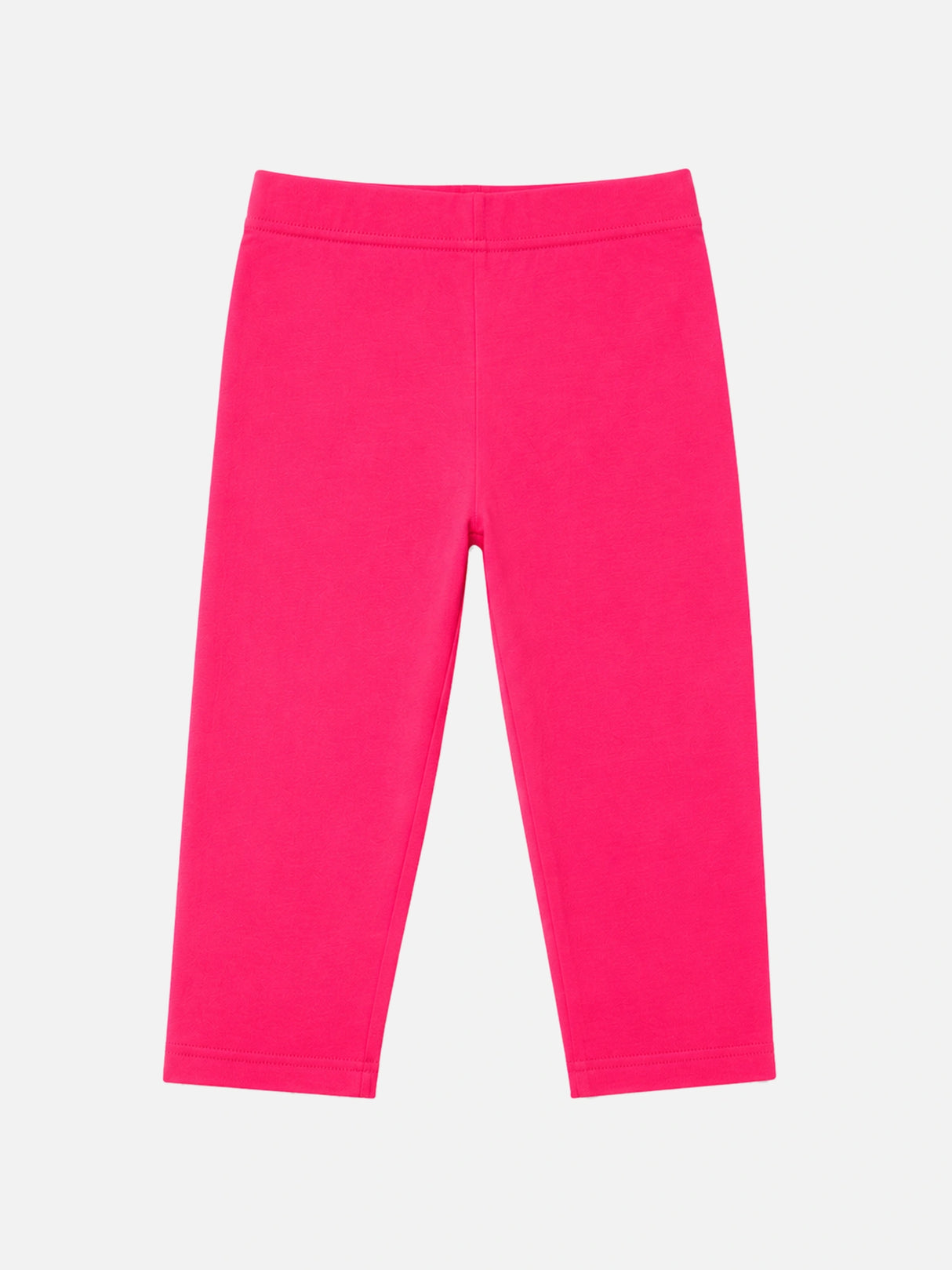 Girls Solid Cotton Leggings with Regular Casual Fit, Comfortable Stretch Feel and Easy Movement - Pack of 2
