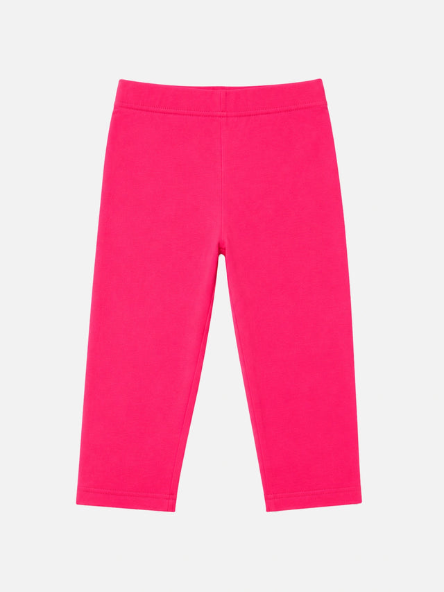 Girls Solid Cotton Leggings with Regular Casual Fit, Comfortable Stretch Feel and Easy Movement - Pack of 2