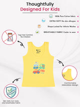 Unisex Baby 100% Cotton Round Neck Sleeveless Innerwear Vest for Easy Dressing and Everyday Comfort - Pack of 3