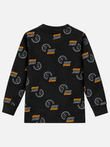 Boys Printed Round Neck Full Sleeve T-Shirt for Casual Wear, Comfortable Coverage and Everyday Wardrobe Use - Pack of 1