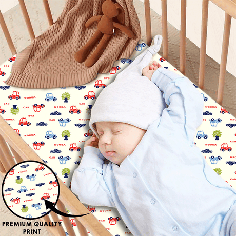 Jurassic Print Fitted Cot Sheet Pack of 2