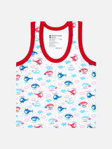Baby Boys Round Neck Vest with Sleeveless Design for Comfortable Innerwear Use and Everyday Essentials - Pack of 6