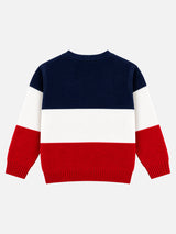 Boys Round Neck Full Sleeves Sweater with Comfortable Winter Wear Styling, Everyday Comfort and Casual Use