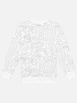 Boys French Terry Printed Sweatshirt with Full Sleeves for Winter Wear, Casual Comfort and Easy Layering - Pack of 1