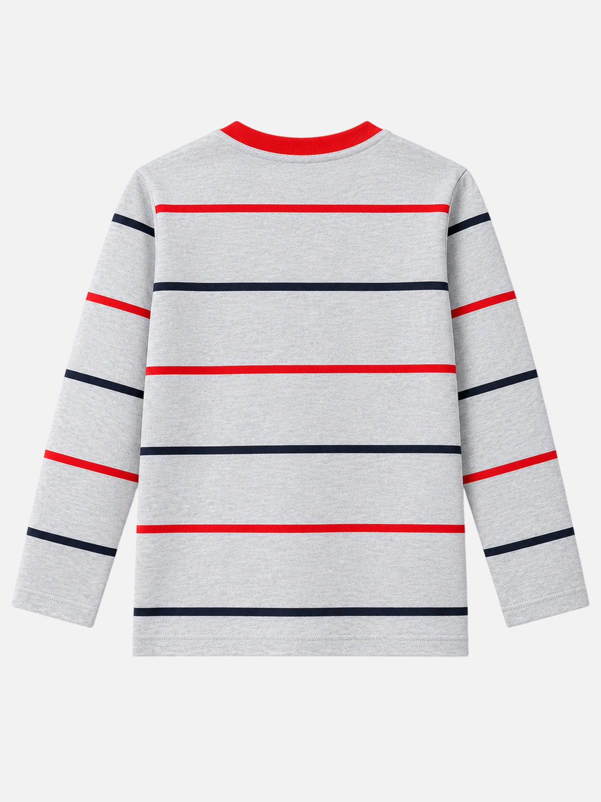 Boys Printed T-Shirt with Round Neck and Full Sleeves for Comfortable Casual Wear and Regular Everyday Use