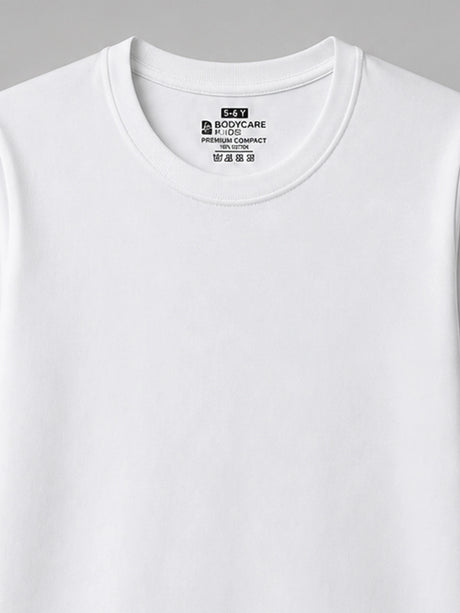 Girls Cotton T-Shirt Round Neck Full Sleeves Pack of 1