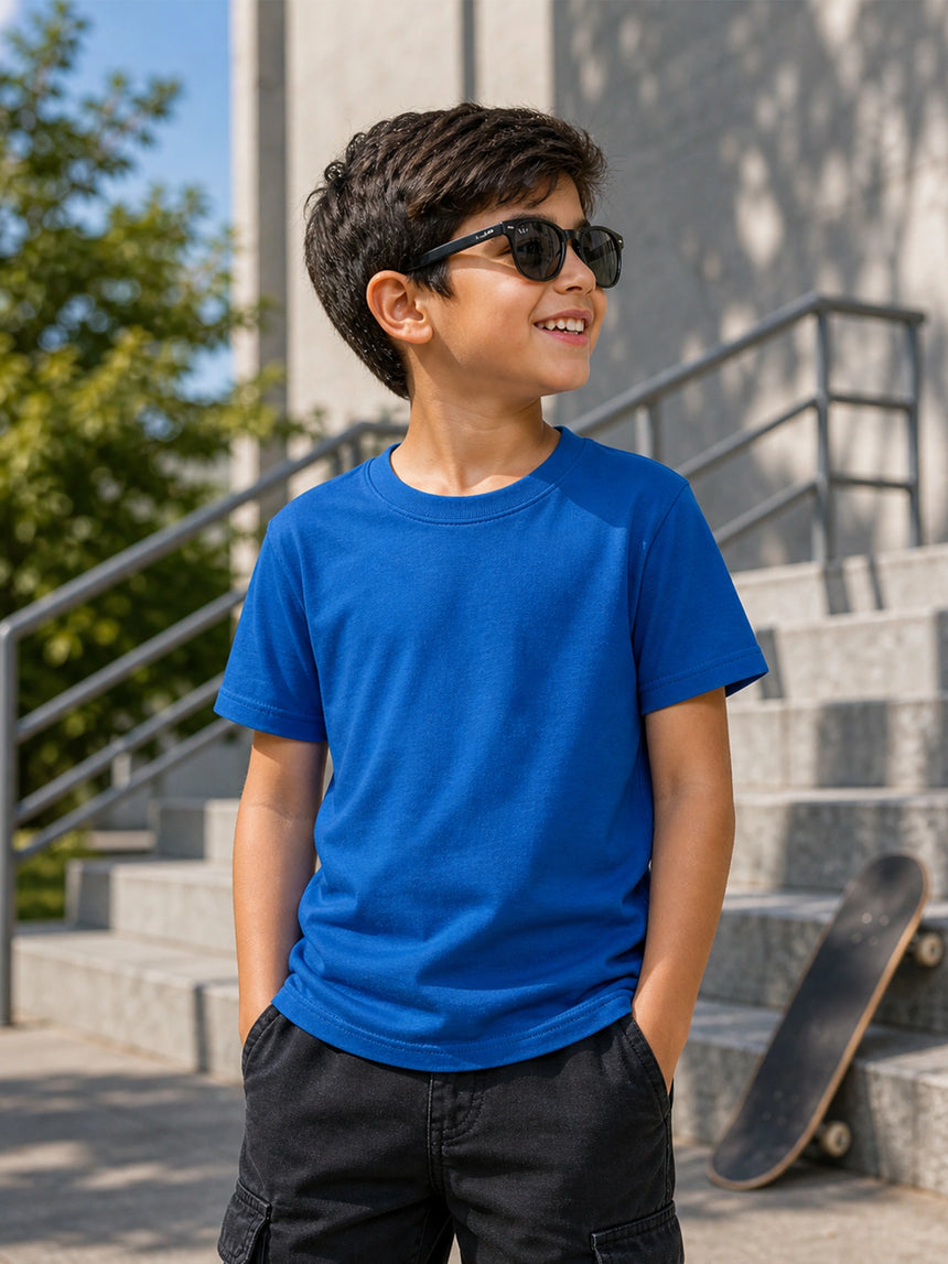 Boys T-Shirt Round Neck Half Sleeves