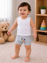 Baby Justice League 100% Cotton Innerwear Trunks with Inner Elastic Support for Everyday Comfort - Pack of 3