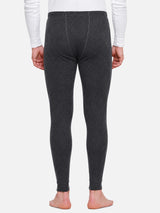 Men Polyfill Cotton Thermal Bottom with Stretchable Insulated Base Layer for Cold-Weather Daily and Outdoor Use