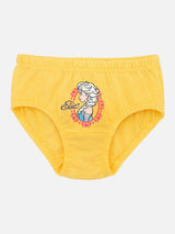 Girls Frozen Panty Inner Elastic Underwear with Character-Inspired Style for Comfortable Daily Innerwear Use - Pack of 5