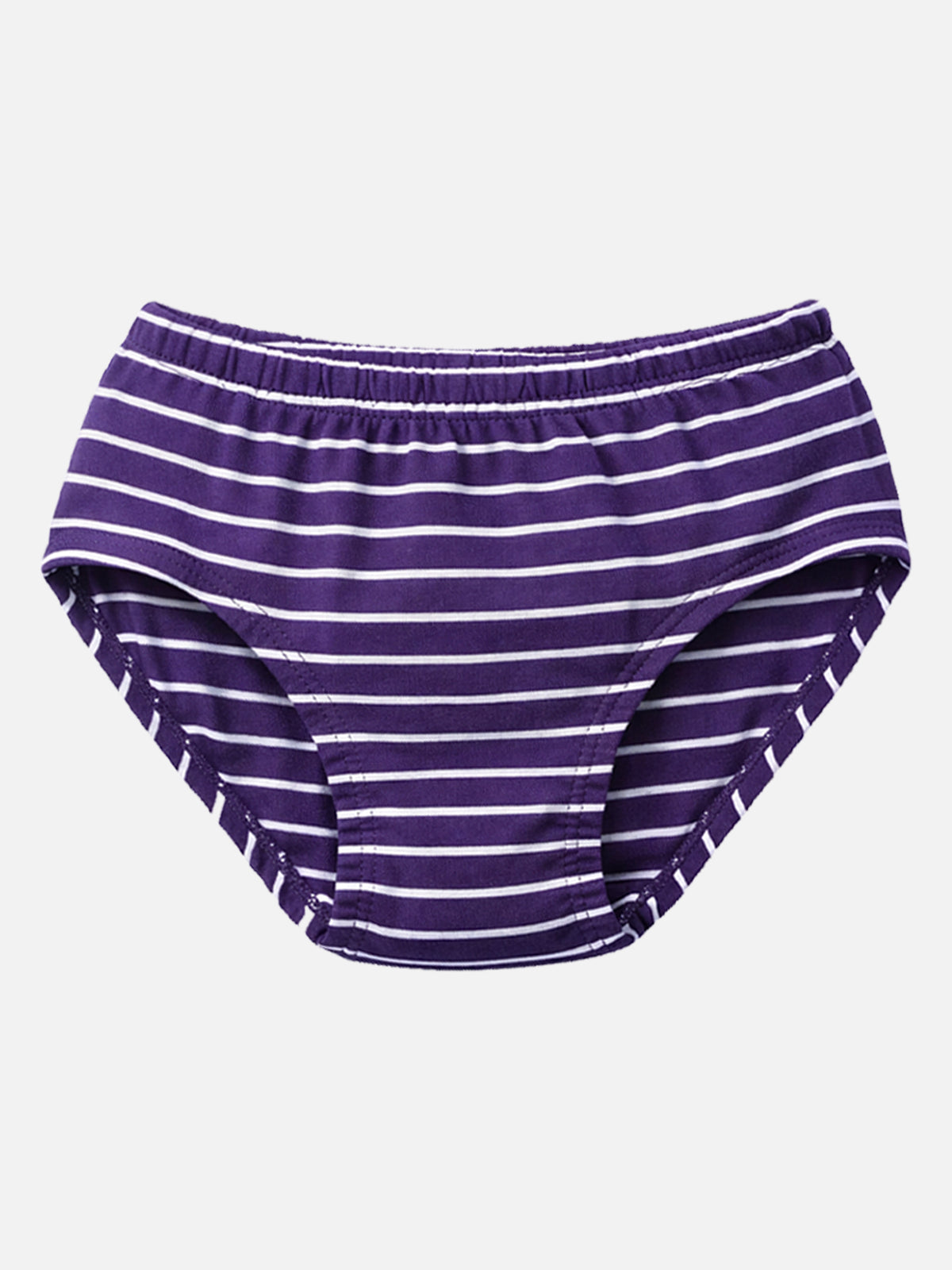 Girls Single Jersey Panty with Lycra Waistband for Everyday Innerwear Comfort, Secure Fit and Regular Use - Pack of 6
