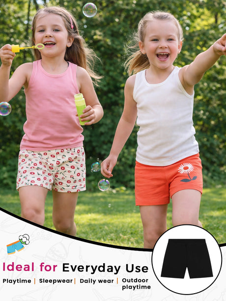 Girls Boyshorts Inner Elastic Pack of 4